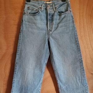 Levi's Ribcage Straight Ankle Jeans Tango Love 27